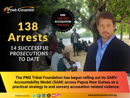 The PNG Tribal Foundation has begun rolling out its SARV Accountability Model (SAM) across Papua New Guinea as a practical strategy to end sorcery accusation-related violence.