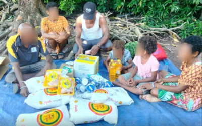 Tribal Foundation Helps Displaced Families with Food Rations